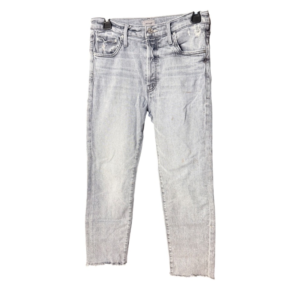 Mother The Scrapper Ankle Fray Shadows In The Grass Jeans Size 26